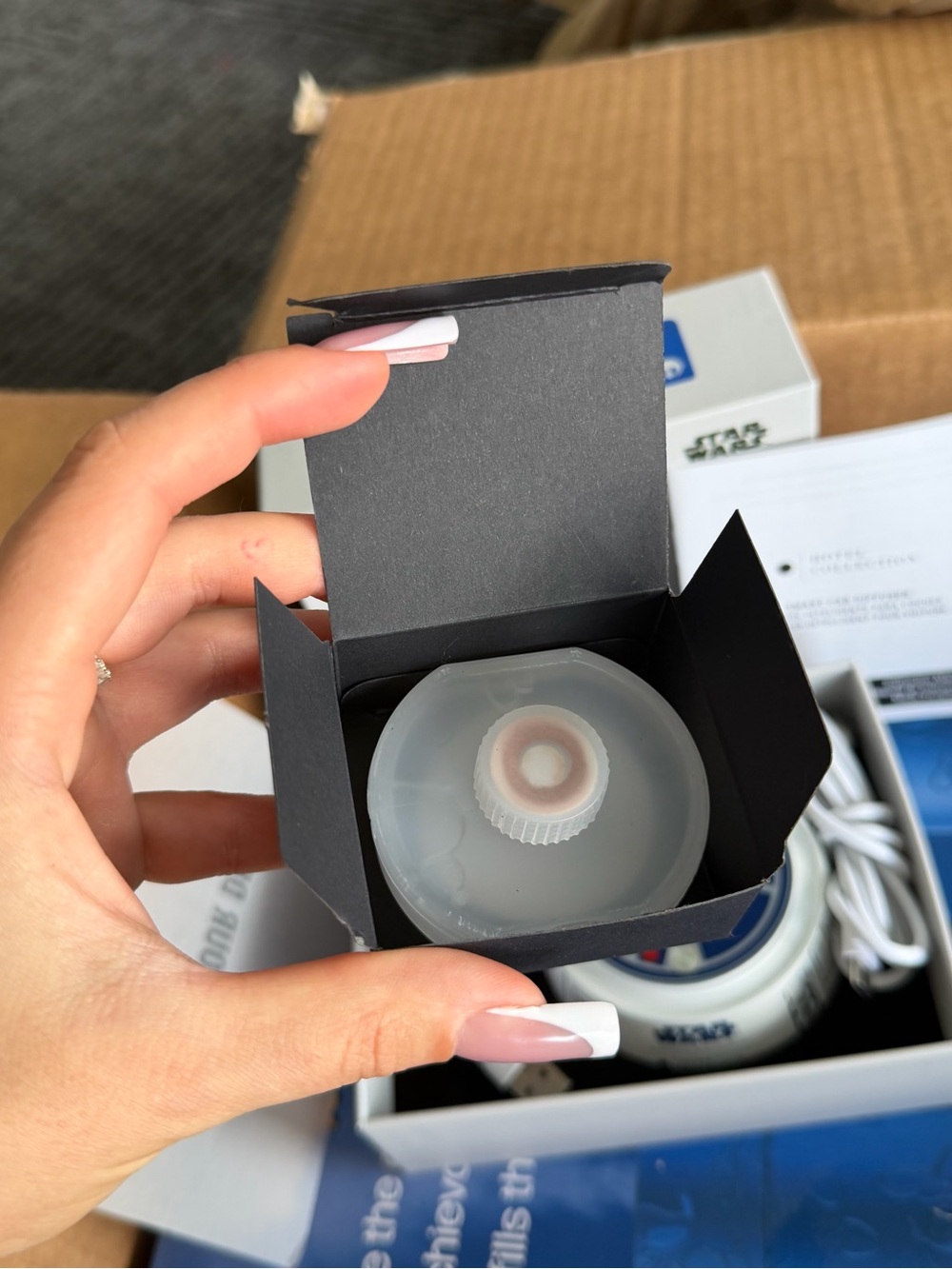 Smart Car Scent Diffuser USB R2-D2 R2D2 Star Wars Hotel Collection +Oil New - Picture 7 of 8